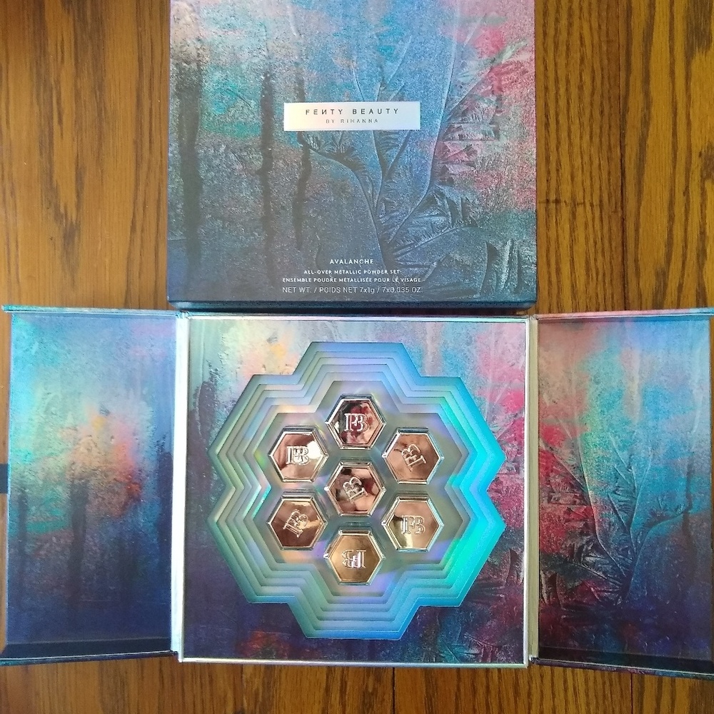 BNIB Fenty AVALANCHE All-Over Metallic Powder Set